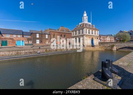 Vue sur la douane, Purfleet Quay, Kings Lynn, Norfolk, Angleterre, Royaume-Uni, Europe Banque D'Images