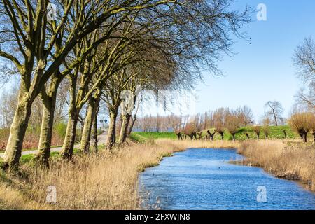 Paysages de fort Everdingen aux pays-Bas Banque D'Images