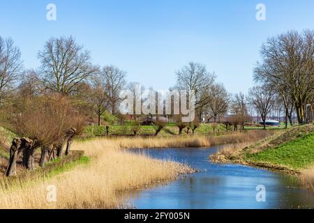 Paysages de fort Everdingen aux pays-Bas Banque D'Images