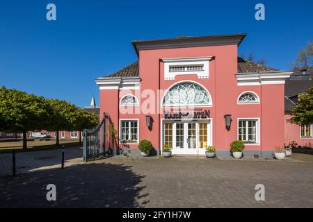 Allemagne, Oberhausen, Alt-Oberhausen, région de la Ruhr, Basse-Rhin, Rhénanie-du-Nord-Westphalie, NRW, Château d'Oberhausen, restaurant, Kaisergarten Gastronomie, classicisme, musée, exposition d'art, galerie Ludwig Banque D'Images