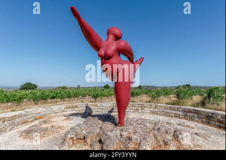 Sculptures à Quinta dos Vales, Estômbar, Algarve, Portugal Banque D'Images