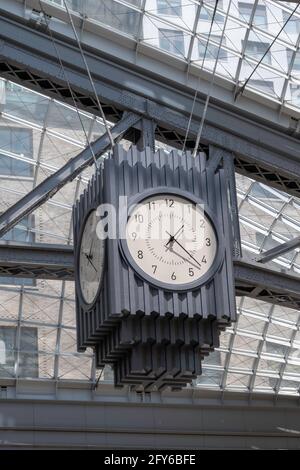 Le Moynihan train Hall (MTH) est situé dans le bâtiment historique de la poste James A. Farley, New York City, États-Unis Banque D'Images