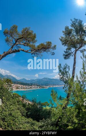 FRANCE, ALPES-MARITIMES (06) ROQUEBRUNE-CAP-MARTIN Banque D'Images