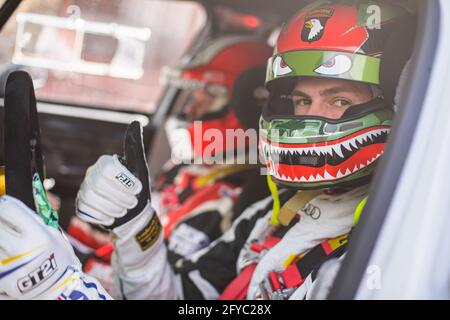 STIEVENART Nyls, PRÉVOT Stéphane, Sainteloc Junior Team, Citroën C3, portrait du Rallye du Touquet 2021, 1er tour du Championnat de France des Rallyes 2021, du 27 au 29 mai au Touquet, France - photo Bastien Roux / DPPI Banque D'Images