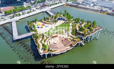 Little Island Park, New York City, New York, États-Unis Banque D'Images