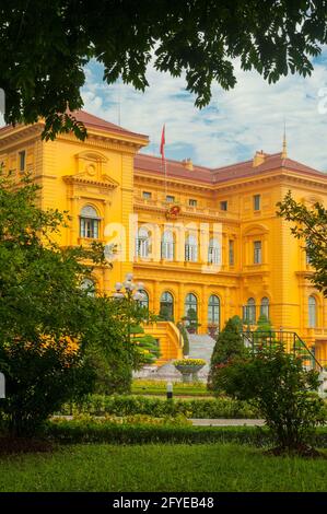 Palais présidentiel, Hanoi, Vietnam Banque D'Images