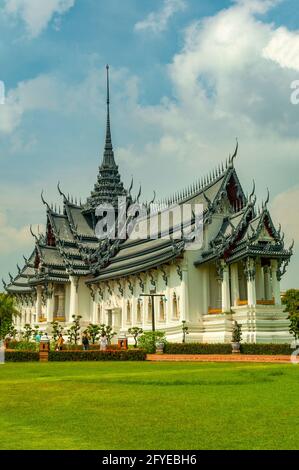 Palais Sanphet Prasat, Siam antique, Bangkok, Thaïlande Banque D'Images
