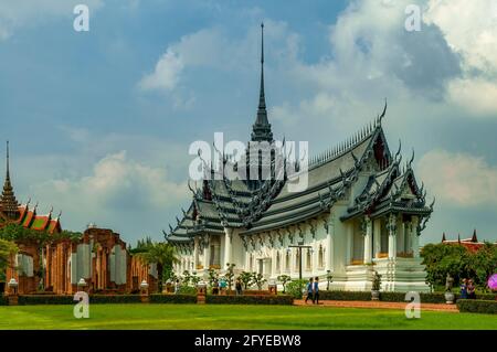 Palais Sanphet Prasat, Siam antique, Bangkok, Thaïlande Banque D'Images