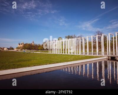 Parc Schwerin dans le Mecklembourg-Poméranie occidentale Banque D'Images