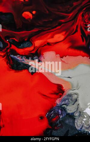 Arrière-plan vertical abstrait avec couleurs mélangées Banque D'Images