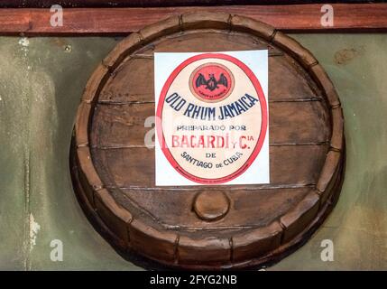 Musée du rhum Emilio Bacardi, Santiago de Cuba Banque D'Images