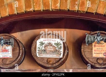 Musée du rhum Emilio Bacardi, Santiago de Cuba Banque D'Images