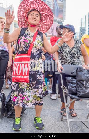 MexFest traditionnel, place Yonge-Dundas, Toronto, Canada. L'année 2015 Banque D'Images