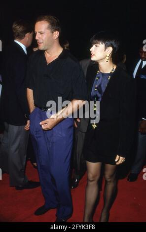 Bruce Willis et demi Moore Circa 1990 crédit : Ralph Dominguez/MediaPunch