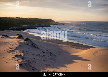 Photo de plage vide de haut angle Banque D'Images
