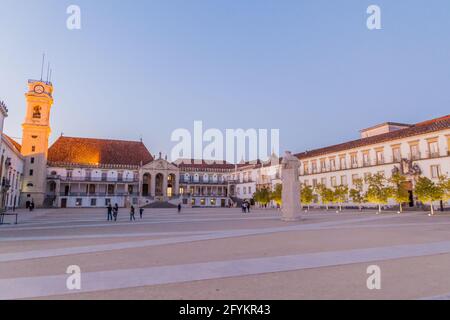 COIMBRA, PORTUGAL - 12 OCTOBRE 2017 : bâtiments de l'Université de Coimbra, Portugal Banque D'Images