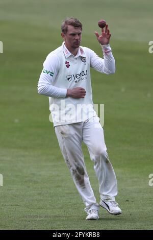 CHESTER LE STREET, ROYAUME-UNI. 28 MAI Scott Borthwick de Durham lors du match de championnat du comté de LV= entre le Durham County Cricket Club et Essex à Emirates Riverside, Chester le vendredi 28 mai 2021. (Credit: Mark Fletcher | MI News) Credit: MI News & Sport /Alay Live News Banque D'Images