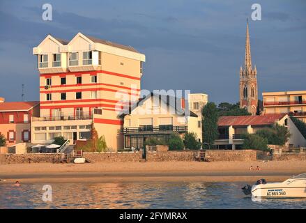 FRANCE. GIRONDE (33) BELLES VILLAS D'ARCACHON Banque D'Images