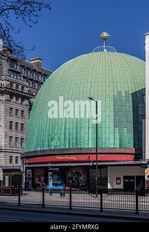 Le Planétarium de Londres adjacent et détenu par le musée de cire de Madame Tussauds, Londres, Angleterre, Royaume-Uni. Banque D'Images