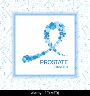 Cancer de la prostate, illustration Banque D'Images