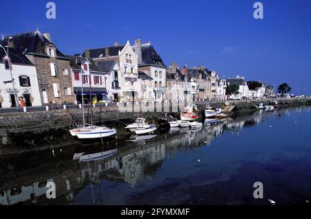 FRANCE. LOIRE-ATLANTIQUE (44) PÉNINSULE DE GUÉRANDE. LE PORT DE CROISIC Banque D'Images