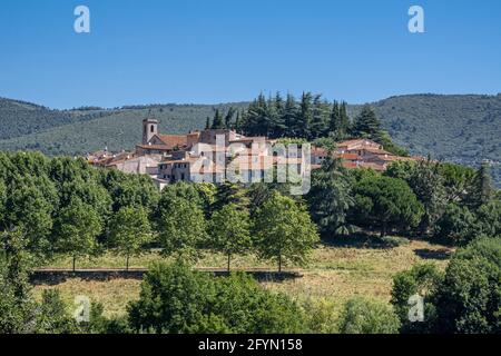 Ampus, France - 5 juillet 2020 : Ampus est une commune française, située dans le département du Var et la région Provence-Alpes-Côte d'Azur. Banque D'Images