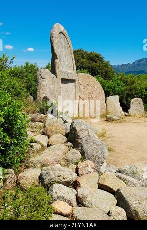 Dorgali, Tomba dei Giganti di s'Ena e Thomes (le tombeau des géants), Sardaigne. Italie Banque D'Images