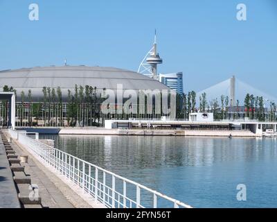 Parc des Nations - Parque das Nacoes à Lisbonne au Portugal, l'Expo areal Banque D'Images