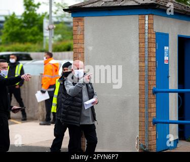 Solihull, Royaume-Uni. 29 mai 2021. Les fans sont de retour ! Lors du match de la Vanarama National League entre Solihull Moors & Eastleigh au stade SportNation.bet à Solihull, Angleterre crédit: SPP Sport Press photo. /Alamy Live News Banque D'Images