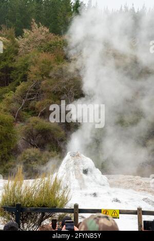 Merveilles naturelles à Waiotapu Thermal Wonderland, Rotorua en Nouvelle-Zélande Banque D'Images