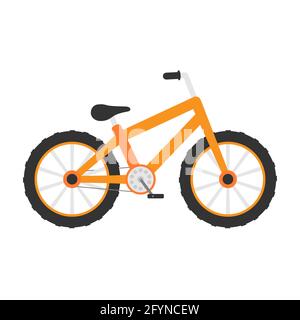 Icône vélo pour enfants. Symbole de vélo coloré. Illustration de Vecteur