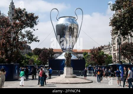 , - 29.05.2021: FINALE DE LA LIGUE DES CHAMPIONS À PORTO - ville de Porto, Portugal, où la finale de la Ligue des Champions de l'UEFA sera jouée entre les équipes anglaises, Chelsea et Manchester City. (Photo: Daniela Maria/Fotoarena) Banque D'Images