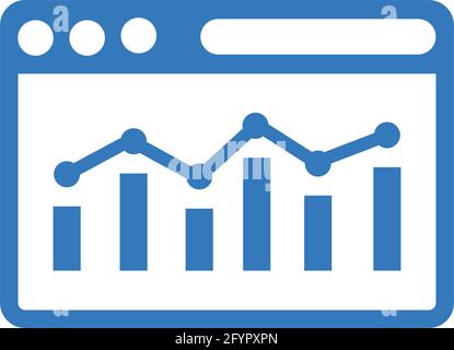 Icône AdWords, Campaign, Analytics. Belle conception et illustration vectorielle entièrement modifiable pour une utilisation commerciale, fichiers imprimés et présentations, Promot Illustration de Vecteur