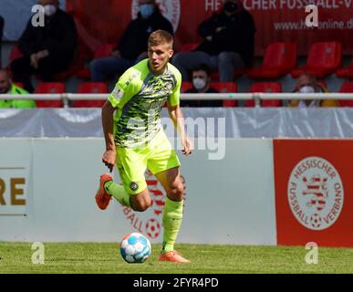 Haiger, Allemagne. 29 mai 2021. 29.05.2021, SIBRE-Sportzentrum Haarwasen, Haiger, GER, Hessenpokal, TSV Steinbach vs. Wehen Wiesbaden, dans la photo Jakov Medic (Wehen Wiesbaden) Credit: dpa/Alay Live News Banque D'Images