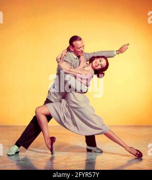 BAS DE SOIE 1957 film MGM avec Cyd Charisse et Fred Astaire Banque D'Images