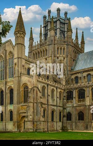 Tour octogonale de la cathédrale d'Ely, Cambridgeshire, Angleterre Banque D'Images