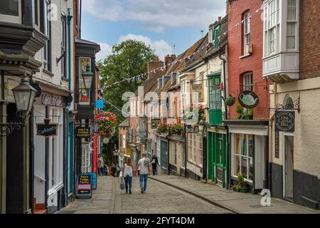 Dormir Hill, Lincoln, Lincolnshire, Angleterre Banque D'Images