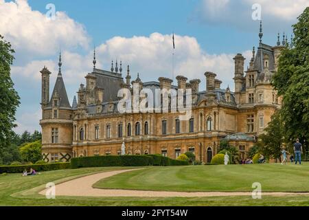 Waddesdon Manor, près d'Aylesbury, Buckinghamshire, Angleterre Banque D'Images