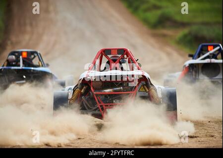 Kharkiv, Ukraine - 22 mai 2021: Le championnat de course auto cross de l'Ukraine Banque D'Images