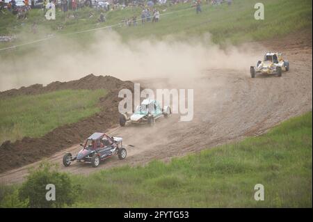 Kharkiv, Ukraine - 22 mai 2021: Le championnat de course auto cross de l'Ukraine Banque D'Images