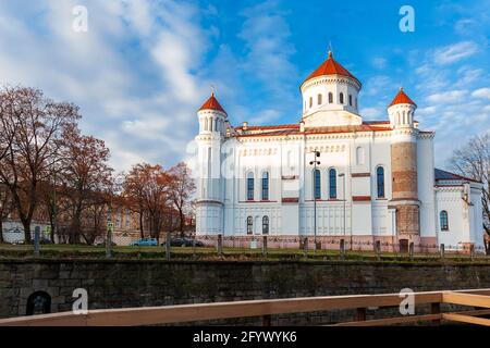 Cathédrale de Prechistensky - Cathédrale orthodoxe de Vilnius, Lituanie. Banque D'Images