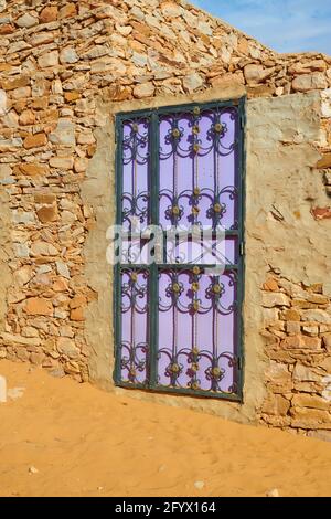 Porte violette à Chuingetti Banque D'Images