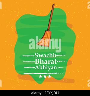 Swachh Bharat Abhiyan Illustration de Vecteur