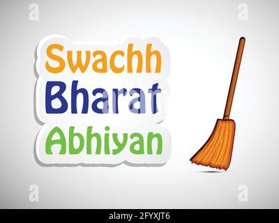 Swachh Bharat Abhiyan Illustration de Vecteur