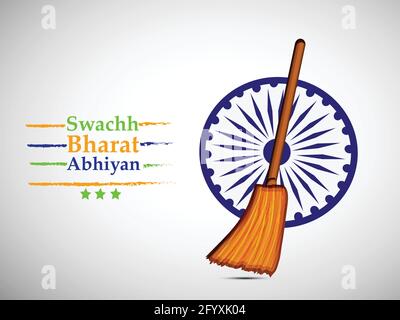 Swachh Bharat Abhiyan Illustration de Vecteur