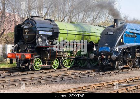 Un Gala à vapeur à Barrow Hill Banque D'Images