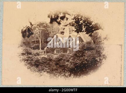 Vue sur Tower Cottage à Shanklin sur l'île de Wight. Banque D'Images