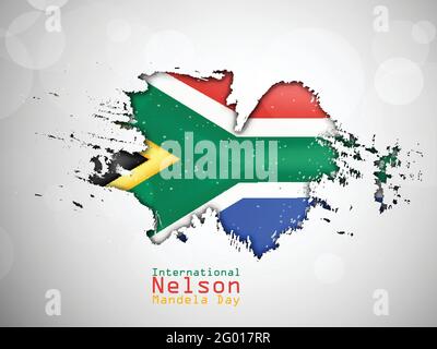 Journée Nelson Mandela Illustration de Vecteur