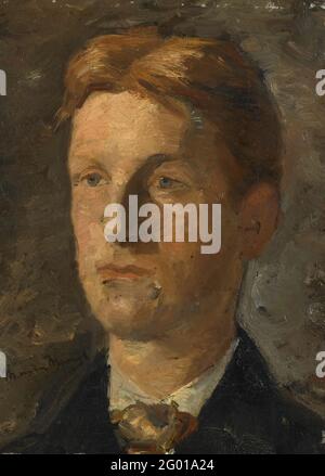 Adriaan Pit (1860-1944). Directeur du Musée d'Histoire et d'Art des pays-Bas à Amsterdam. Portrait d'Adriaan Pit. De 1898 à 1918 directeur du Musée néerlandais d'Histoire et d'Art à Amsterdam. Buste, les têtes légèrement en bas à gauche. Banque D'Images