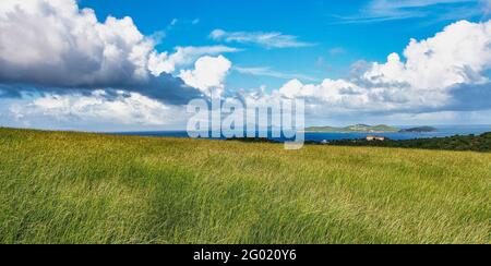 Chatham Bay, sur Union Island, Saint-Vincent-et-les Grenadines, Petites Antilles, Antilles occidentales Banque D'Images